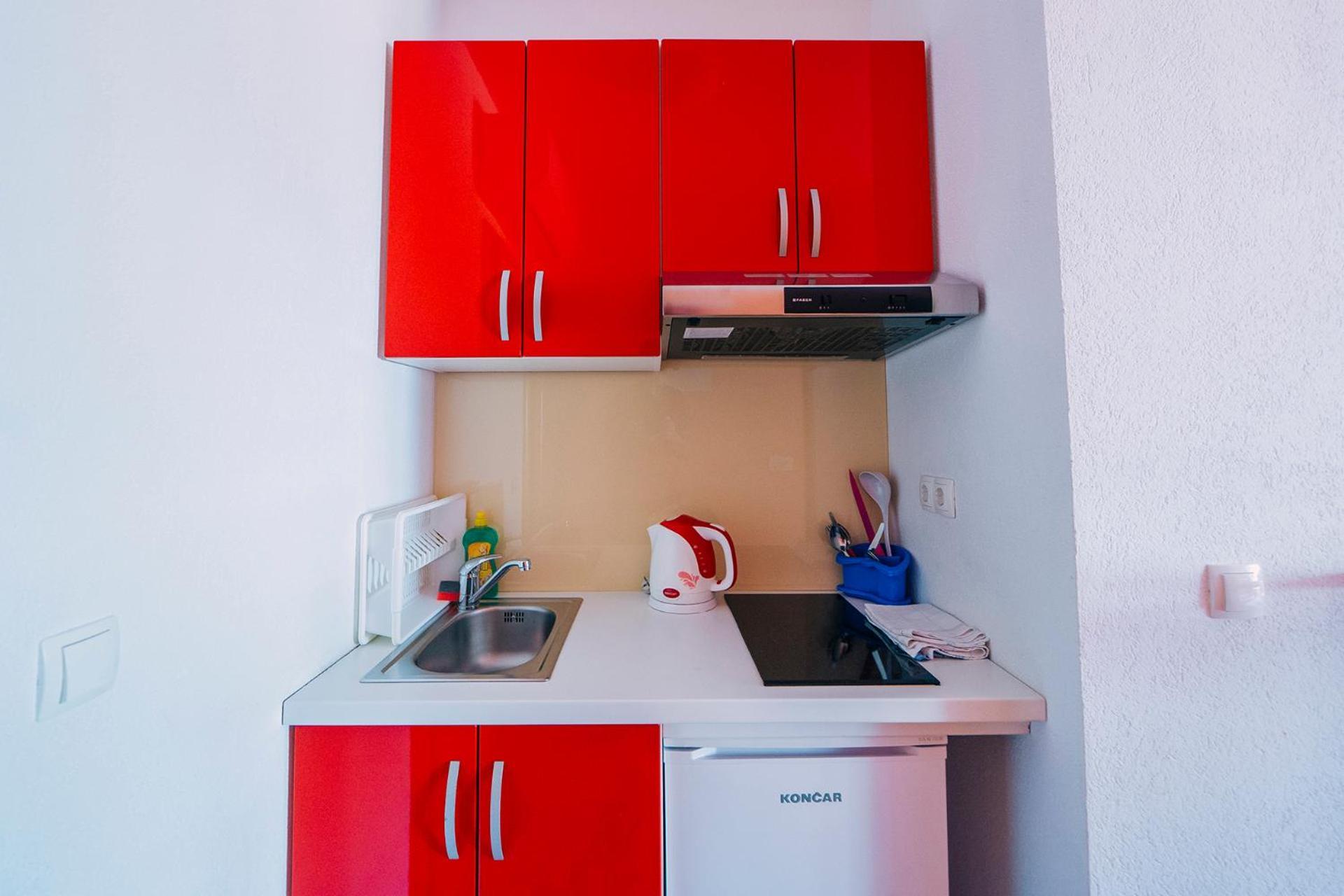 Apartmán Luxur Centar With Sea View Terrace Baška Voda Exteriér fotografie