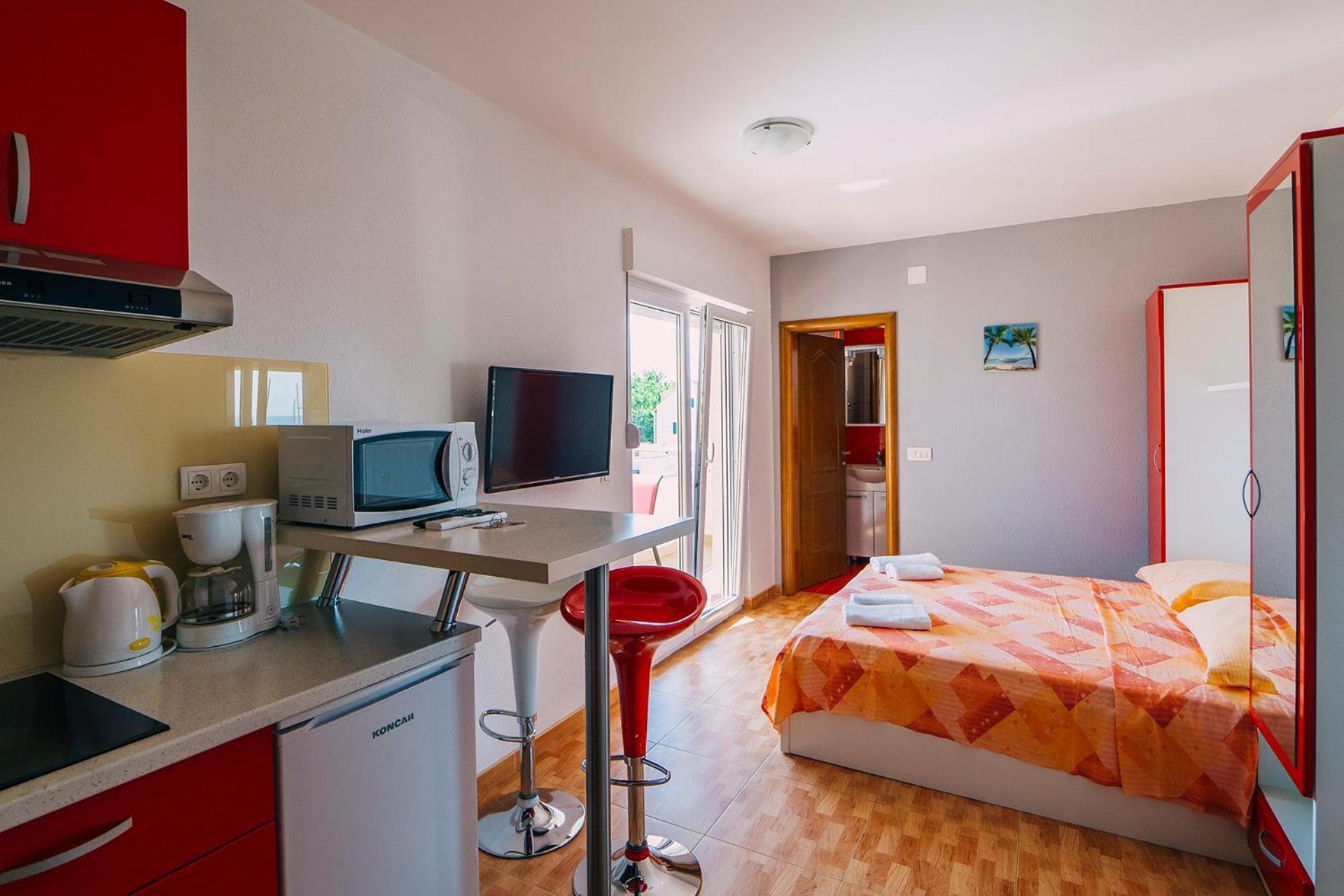 Apartmán Luxur Centar With Sea View Terrace Baška Voda Exteriér fotografie