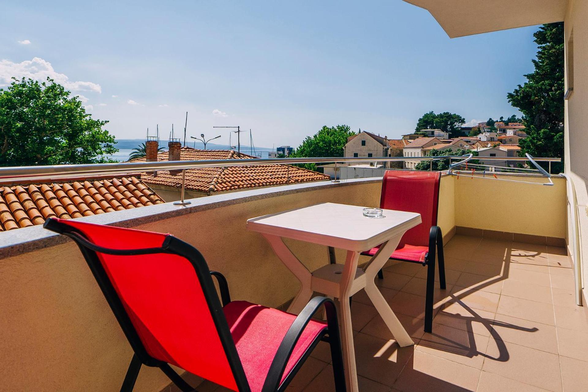 Apartmán Luxur Centar With Sea View Terrace Baška Voda Exteriér fotografie