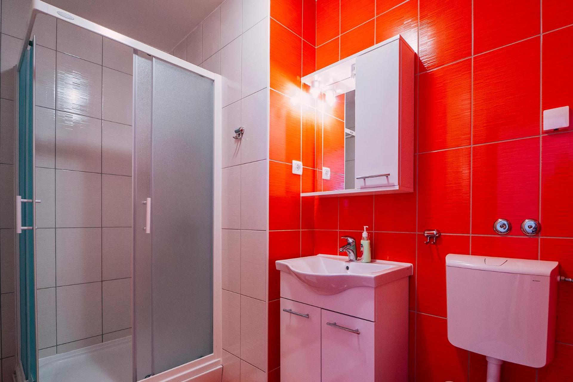 Apartmán Luxur Centar With Sea View Terrace Baška Voda Exteriér fotografie